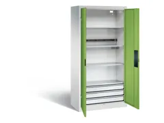 acculaadkast 1950x930x500mm 5stekkerdozen 230V cil.-slot RDS1108060