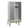 locker met bank,HxBxD 1950x800x815mm,2vak,vak B 400mm,cilinderslot