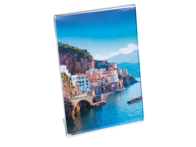 Folderhouder hellend A5 transparant