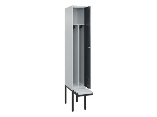 locker voor scheiding van kleding,HxBxD 2120x300x815mm,1vak