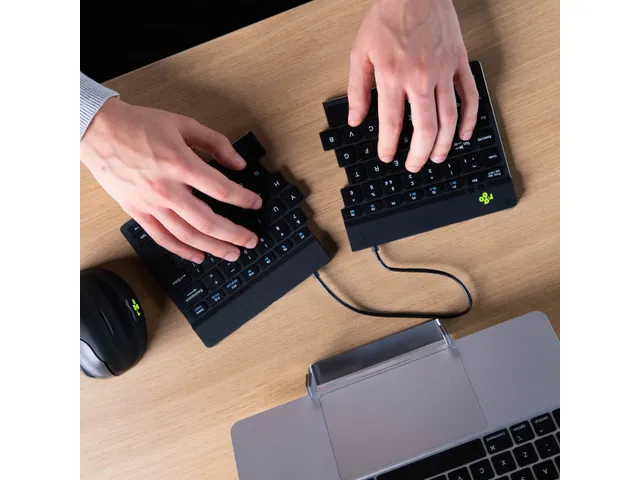 Ergonomisch toetsenbord R-Go Split Break met pauzesoftware, gesplitst