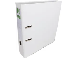 Q-connect ordner A4 PP en karton 8cm rug Wit - 1