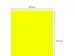 Etiket Rillprint 210x297mm fluorgeel 100 etiketten