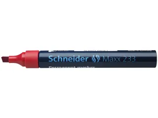 Marker Schneider Maxx 233 permanent beitelpunt rood - 3