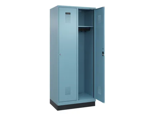 locker,HxBxD 1950x800x500mm,2vak,vak B 400mm,cil.-slot,sokkel