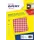 PET08R ronde markeringsetiketten diameter 8 mm rood