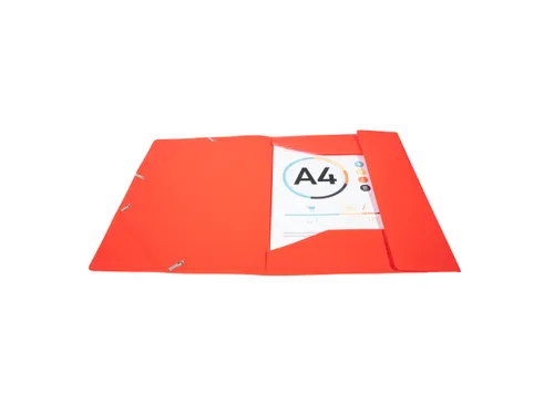 Elastomap A4, Polypropyleen A4 24x32cm, 150 Vellen, Rood