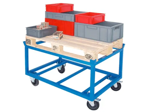 onderwagen,draagverm. 1000kg,laadvl. LxB 1200x800mm,laad H 740mm