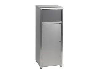 afvalbak opstelbaar 50 Liter 1opening(en) romp RVS - 2