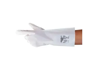 Ansell AlphaTec 02-100 chemische handschoenen, wit, maat 10, 12 paar - 1
