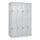 dubbeldekse locker,HxBxD 1850x1200x500mm,4x2vak.,vak B 300mm