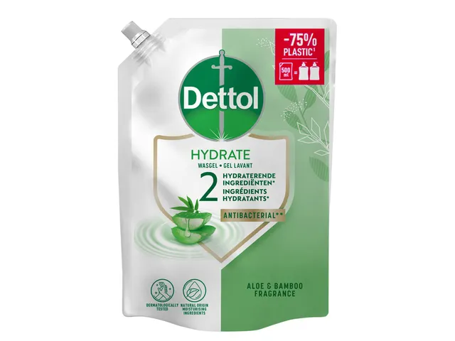 Dettol Handzeep Hydrating Aloe Vera navulling 500ml