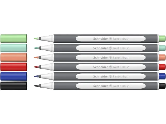 Brushpen Schneider Paint-It 070 5+1 ass. V02 kartonetui