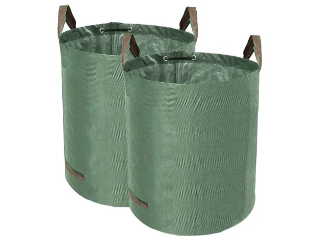 Tuinafvalzak TerCasa groen PP 272 liter 67x76 cm 2 stuks