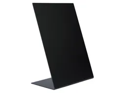 Krijtbord Securit A5 L-Bord Verticaal zwart 3 stuks