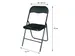 Chaise pliante BRASQ FC100 noir