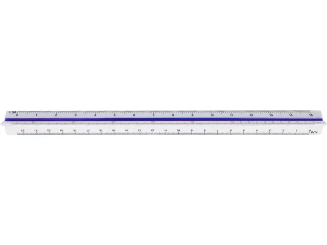 Schaalstok Westcott 30cm 1:20/25/50/75/100/125
