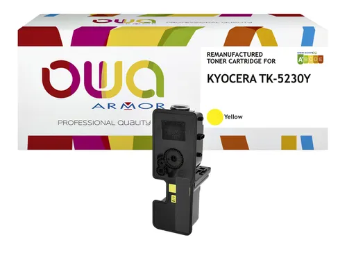 Toner OWA alternatief tbv Kyocera TK-5230Y geel