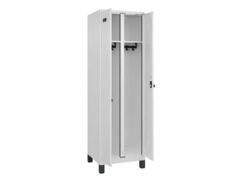 locker voor scheiding van kleding,HxBxD 1950x600x500mm,2vak