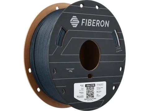 Polymaker 3D filament Fiberon ASA-CF08 1,75 mm Donkergrijs 0.5kg