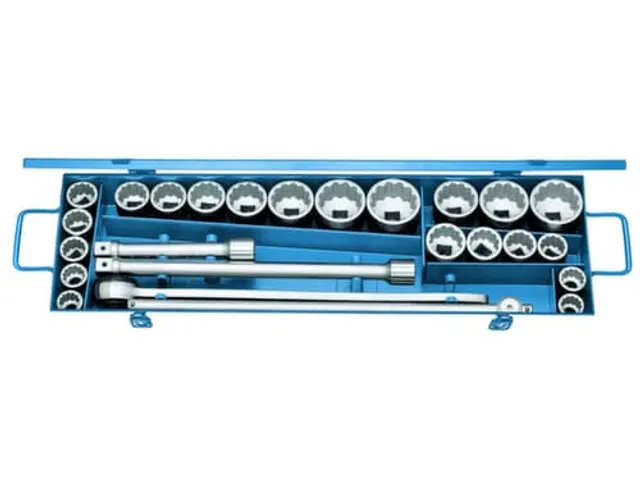 GEDORE D 32 EMAU-2 Dopsleutelset 3/4 inch 25-delig UD profiel mm+ZOLL