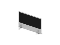 opzetpaneel bureau aanbouw zijkant MP-lichtgrijs BN8033-zwart 800mm