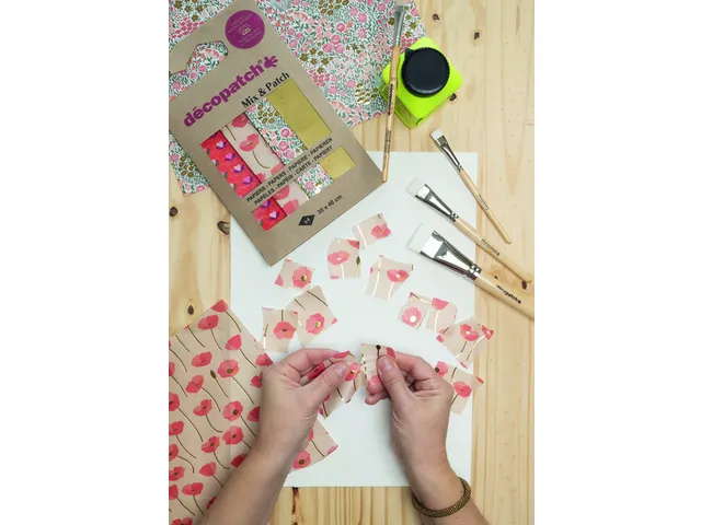 Hobbypapier Décopatch 3x3cm set à 11.000 stuks assorti