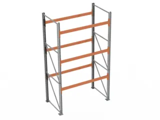 palletstelling,grondveld,HxBxD 3300x1995x1100mm,vakl. 2250kg - 2