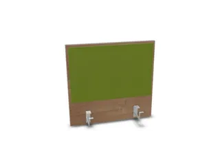 opzetpaneel,v. bureau,aanbouw achter,B 600mm,NT-cherry,BN7048-groen - 1