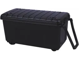 Opbergkoffer Op Wieltjes 64 Liter Zwart