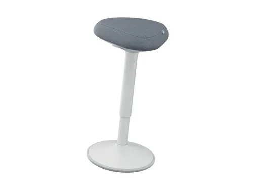 Ergo actieve zit/sta kruk met comfortzitting en gasveer 57-82cm grijs