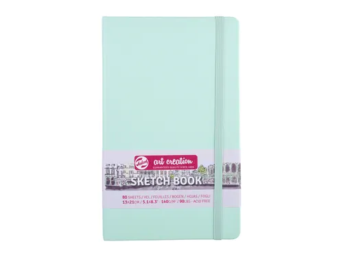 Schetsboek Talens Art Creation 80 vel 140gr 130x210mm frisse munt