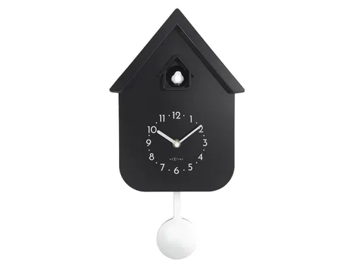 Wandklok NeXtime Twitter 21,5x41,5 cm zwart