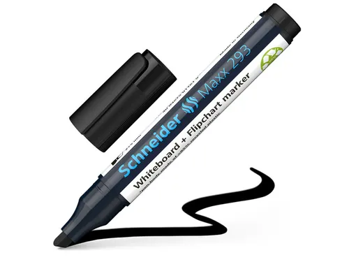 Boardmarker Schneider Maxx 293 Beitelpunt 2-5mm Etui à 4 Stuks