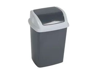 9520587 Afvalbak MAULswing 5L kunststof 20x16x29cm donkergrijs - 1