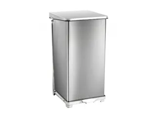 Industriële pedaalemmer 90 Liter Mat RVS - 1