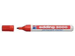 Viltstift edding 3000 rond rood 1.5-3mm