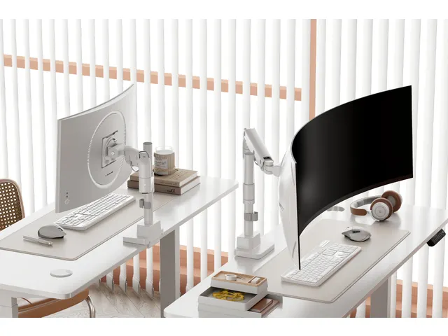 Support 1 écran Digitus 57 inch blanc