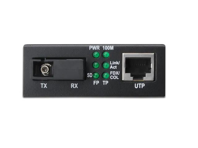 Gigabit Ethernet-mediaconverter, singlemode, BiDi Tx1550nm / Rx1310nm