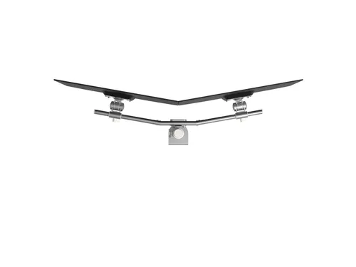 Viewmate Monitorarm Bureau 642 2 Schermen Zilver