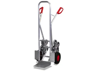 5 Ster Trappensteekwagen Aluminium 200kg Massief Rubber Banden - 1