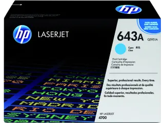 HP 643A Q5951A Blauwe Toner Cartridge Origineel HP - 1