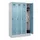 locker,HxBxD 1950x1200x500mm,4vak,vak B 300mm,draaigrendel,sokkel