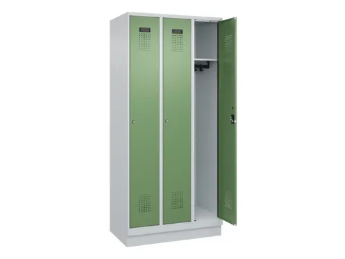 locker,HxBxD 1950x900x500mm,3vak,vak B 300mm,cil.-slot,sokkel