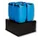 Opvangbak 870x870x420mm V. 1x220l Pe Plaat Geperf. Volume 225l