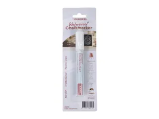 Krijtstift Europel watervast 3-6mm wit blister 1 stuk - 1