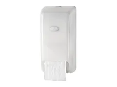 White Toiletpapier dispenser voor toiletrollen met dop