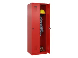 locker,HxBxD 1850x600x500mm,2vak,vak B 300mm,draaigrendel