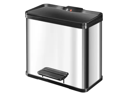 Öko Trio Plus 3x11 Liter Hailo Rvs Zwart