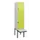 Dubbeldekse dekenkist,HxBxD 1950x400x815mm,1x2vak.,vak B 400mm